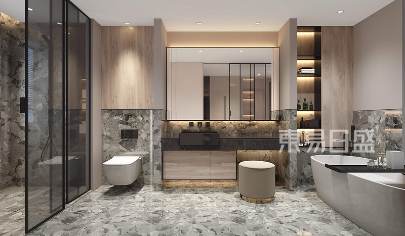 240㎡极简风装修设计，“场面引起极度舒适”-38