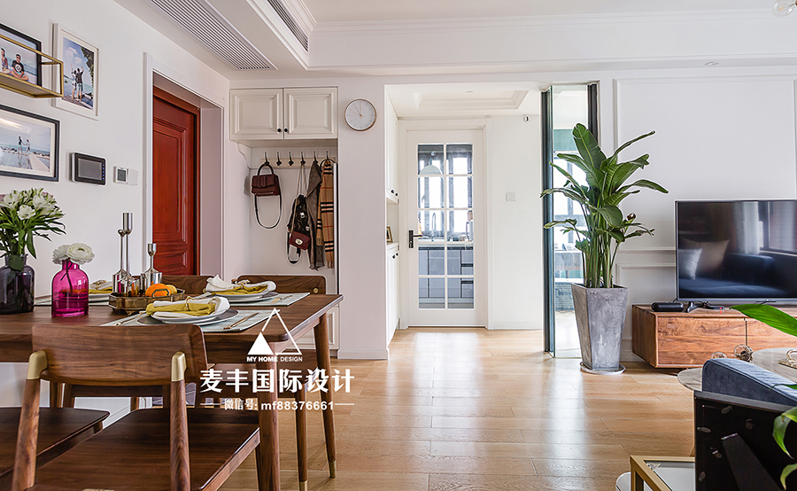 杭州远洋心里 89㎡北欧复古混搭,打造海洋之心梦幻家园-23