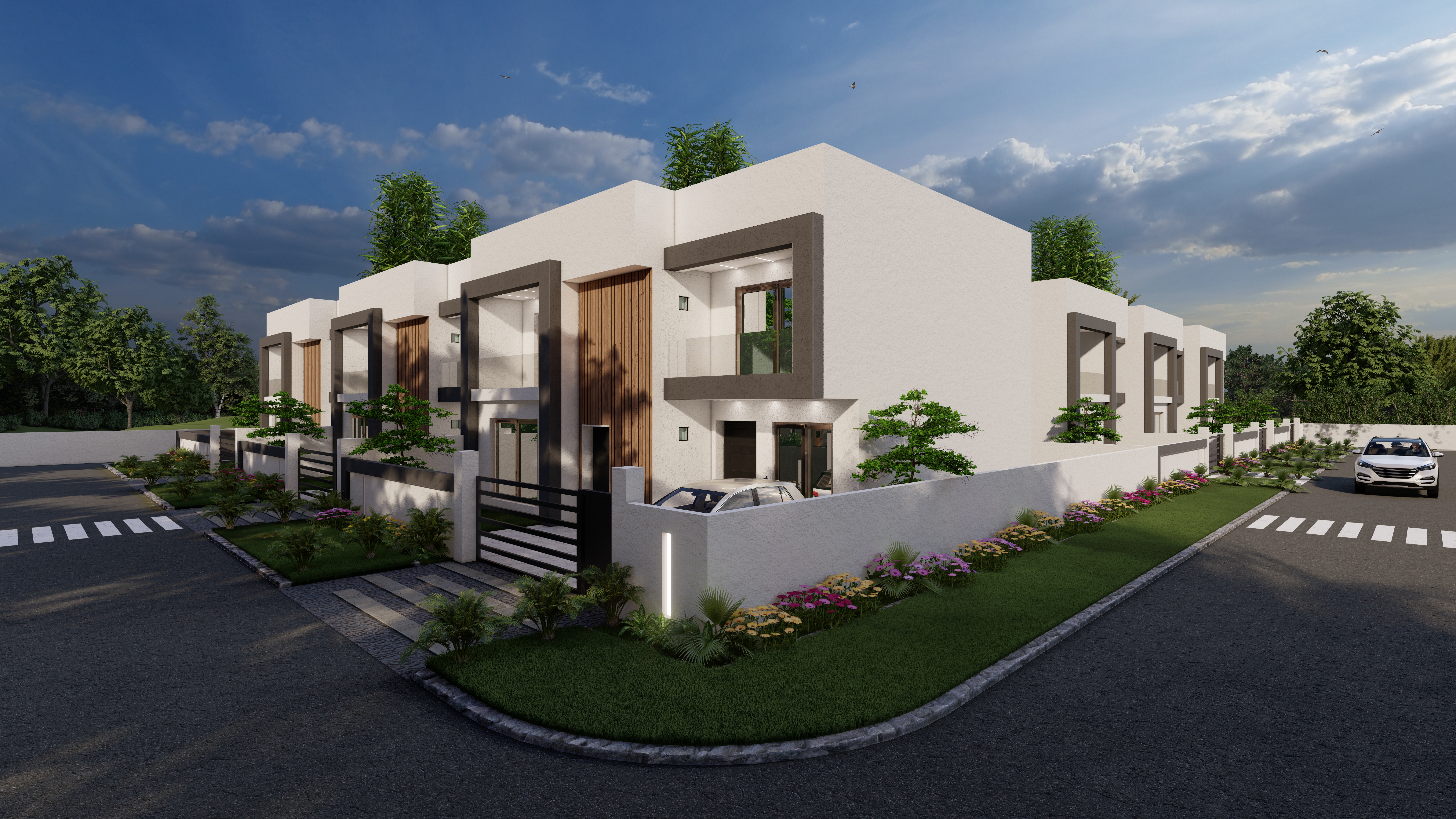 联排别墅 Villa's Exterior Design-3