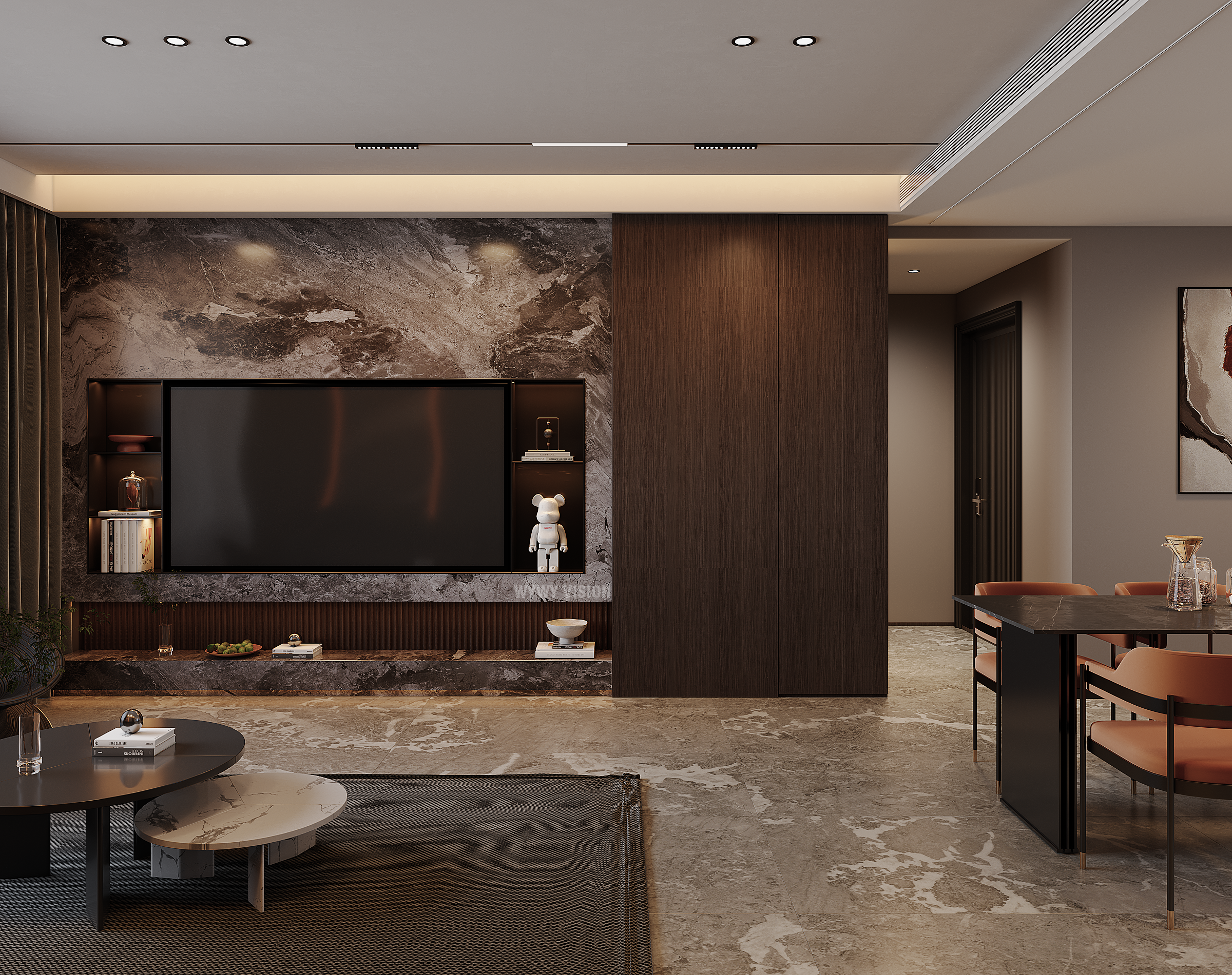 现代 · 黑胡桃丨效果表现-2