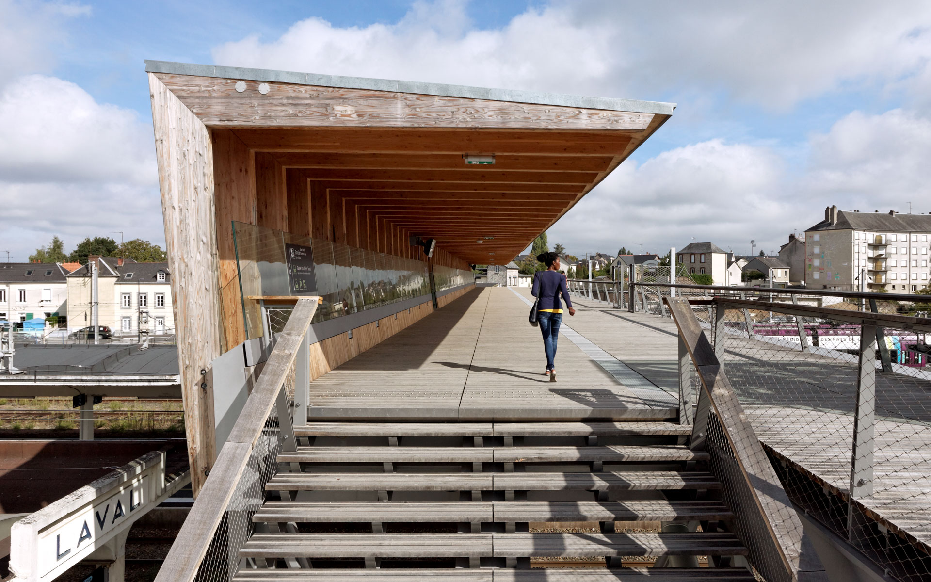 拉瓦尔行人桥丨法国丨Dietmar Feichtinger Architectes-18