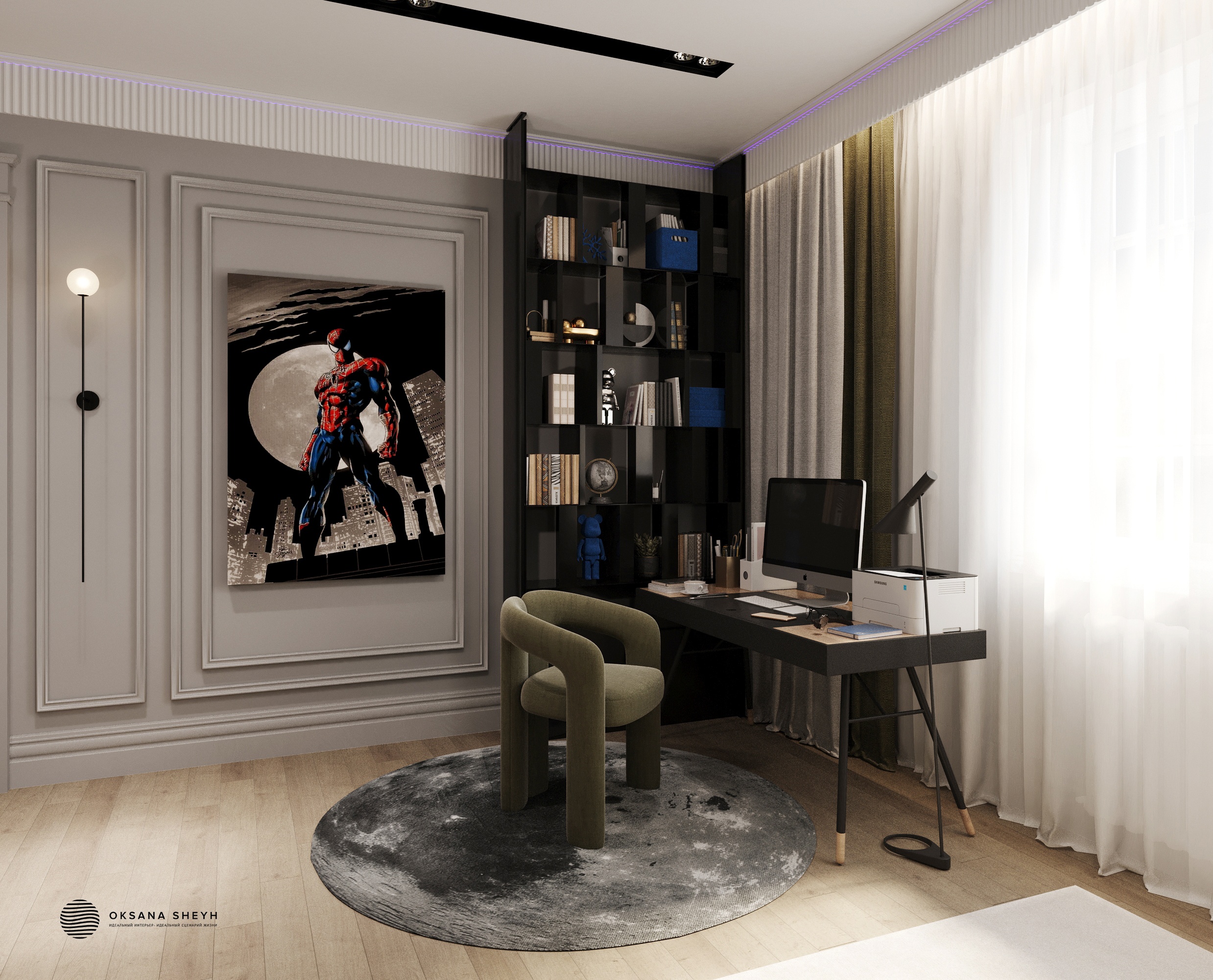 Futuristic child's room-2