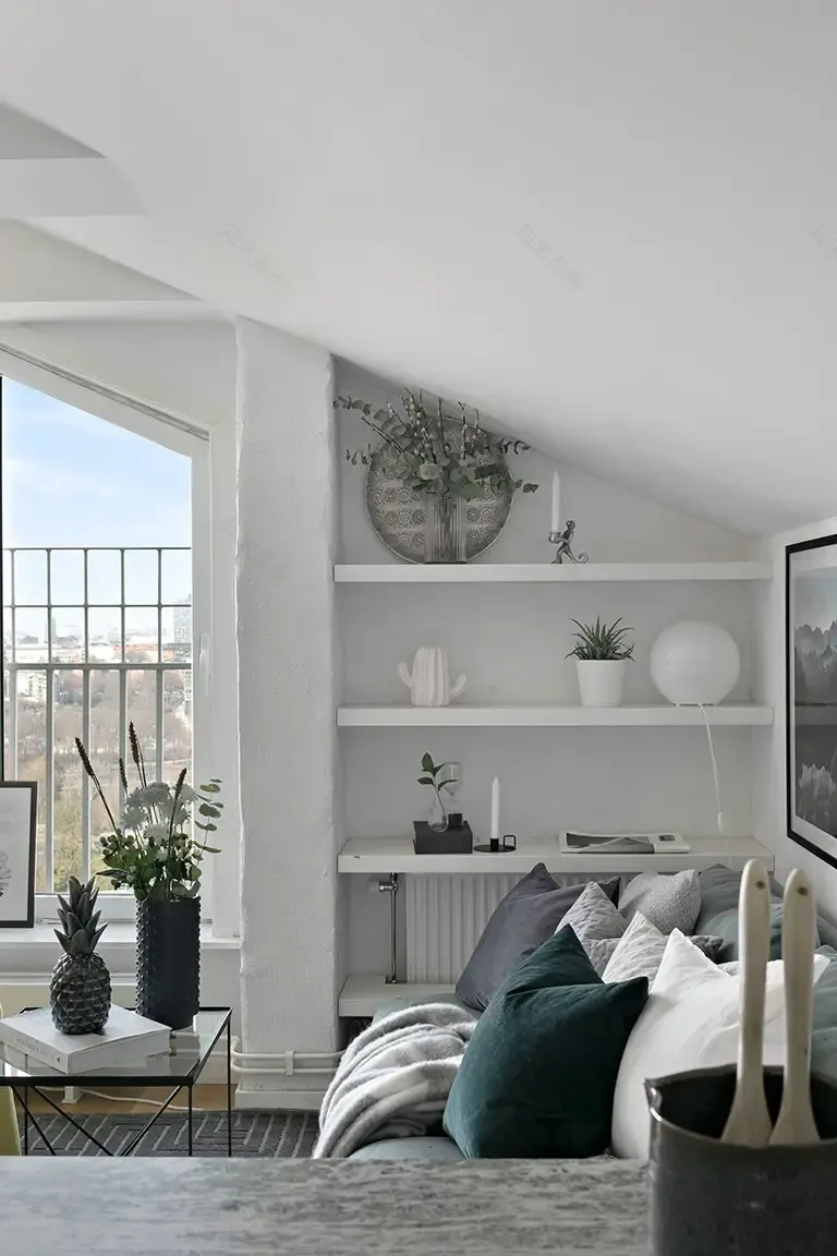 瑞典风情顶楼公寓,舒适温馨的都市栖息地-5