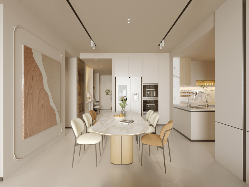 贵阳中建华府 140 平米现代简约家居设计丨中国贵阳-15