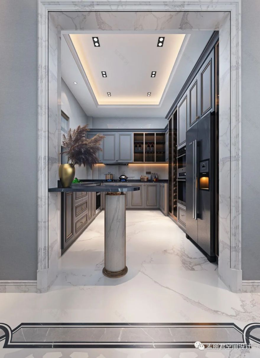 碧桂园翡翠世家别墅 | 低调优雅的美式轻奢生活空间-10