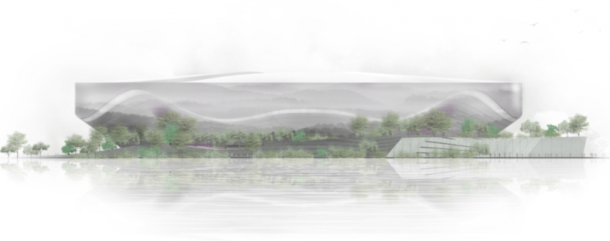 嘉兴文化艺术中心——禾城云秀,山水相融的地标建筑-0