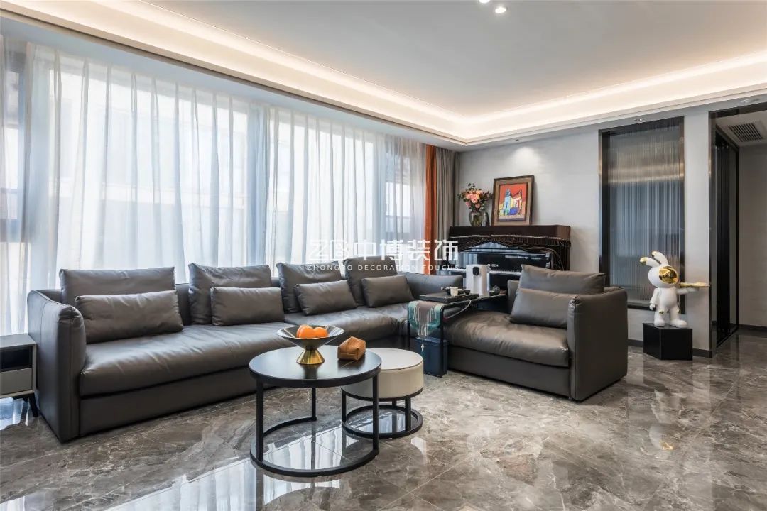 【中博案例】128方现代轻奢，三口之家的小确幸，温馨雅致！-20