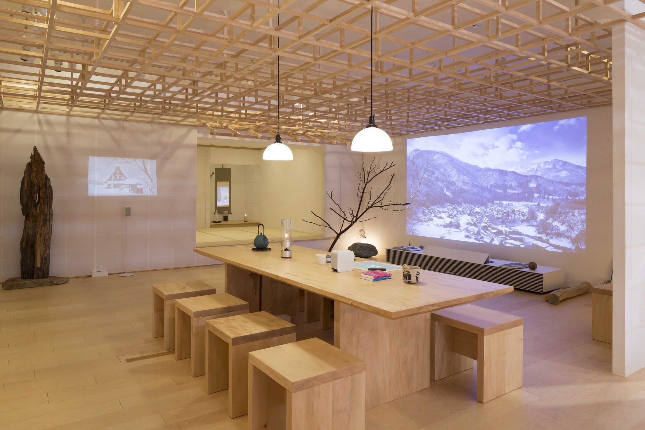 索尼大楼中的现代日本茶室-19