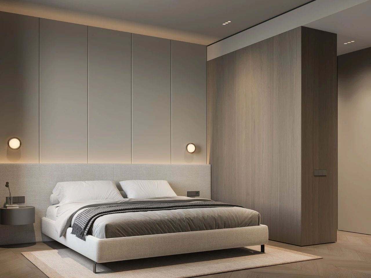 128㎡三居室室内设计-16