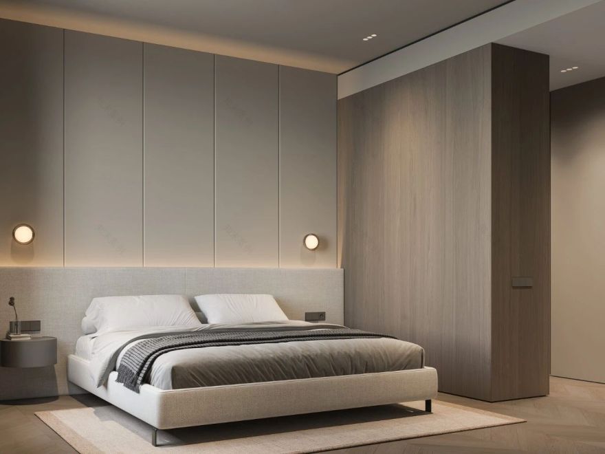 128㎡三居室室内设计-16