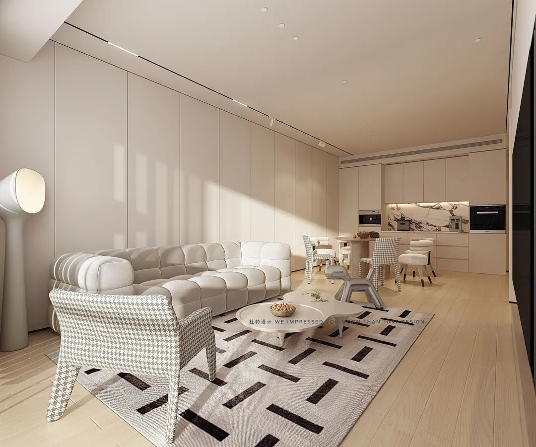 嘉裕公馆平层公寓极简主义空间设计丨TODD 杜特设计-6