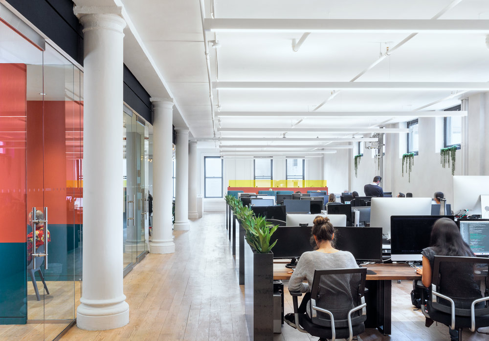 纽约沐浴在色彩中的联合办公空间  FLOAT Studio-3