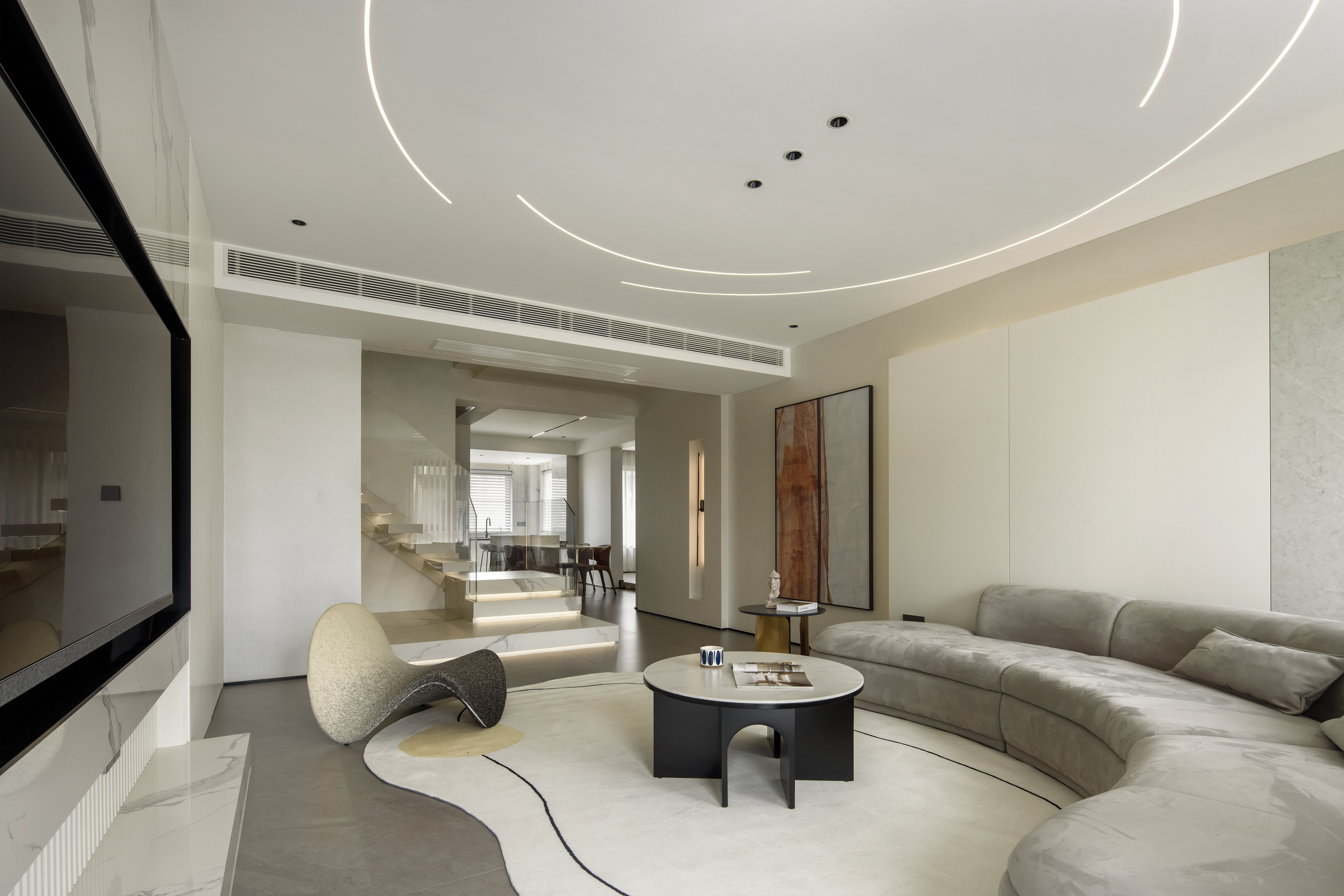 现代极简实景丨中国温州丨柏达装饰-36