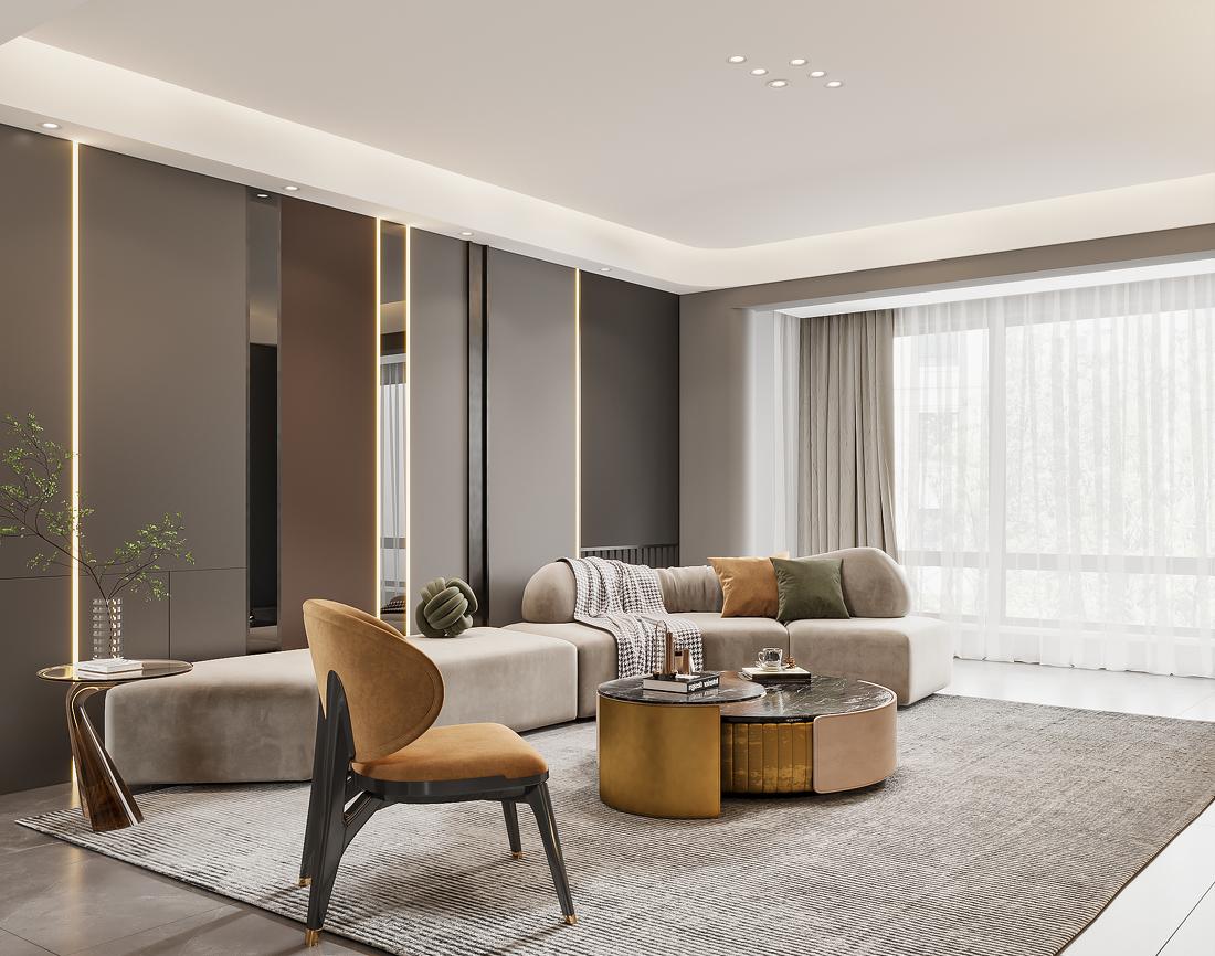 现代轻奢美学空间设计-7