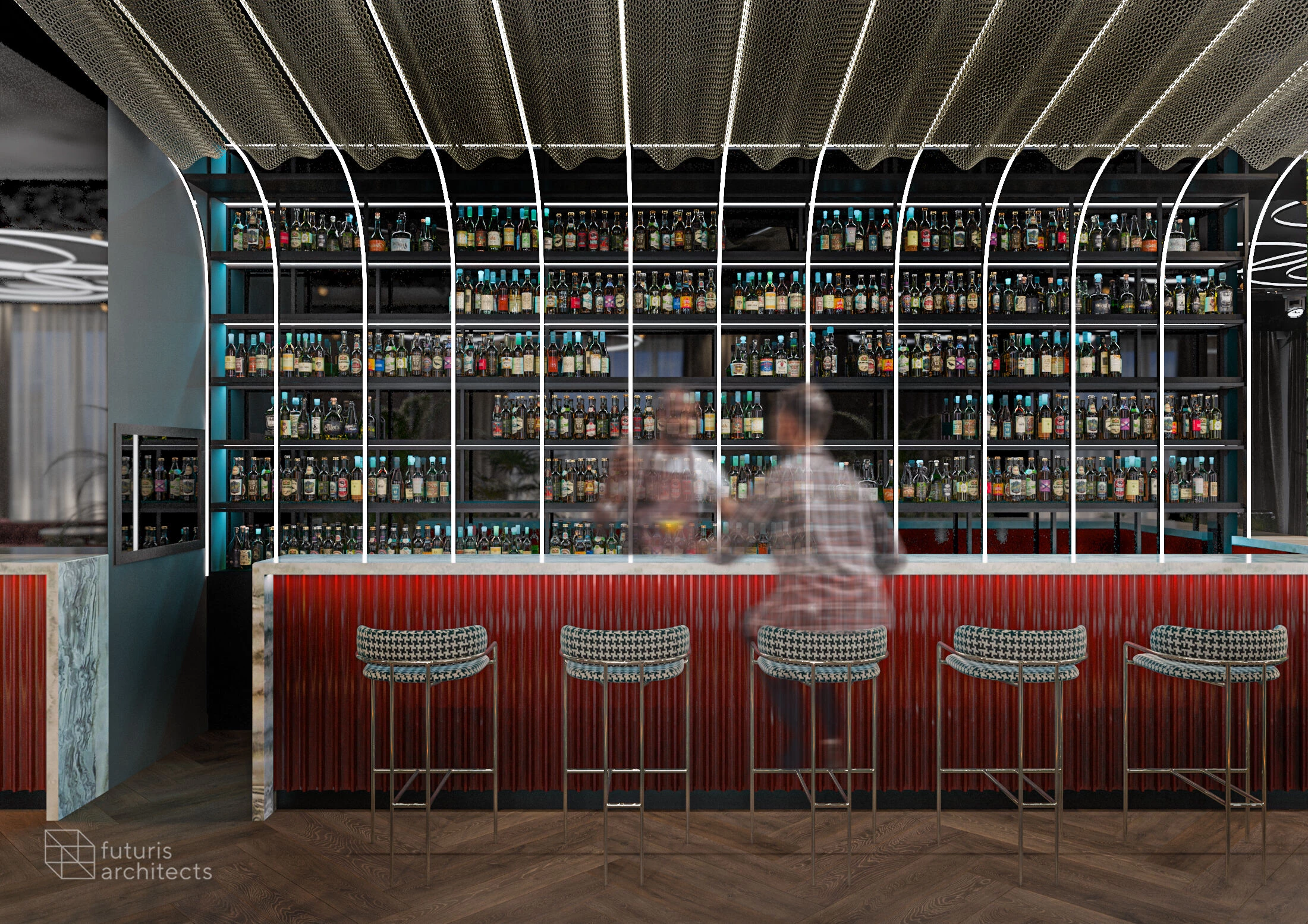 未来主义餐厅设计,打造高品质用餐环境-15