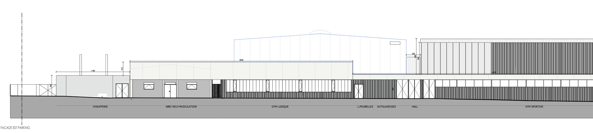 Wavrin 体育中心扩建项目丨法国丨ANAA Architectes-42