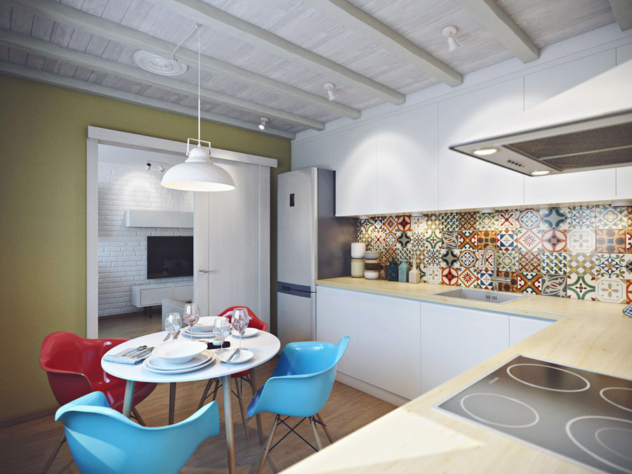 3个赫鲁晓夫楼厨房设计案例-20