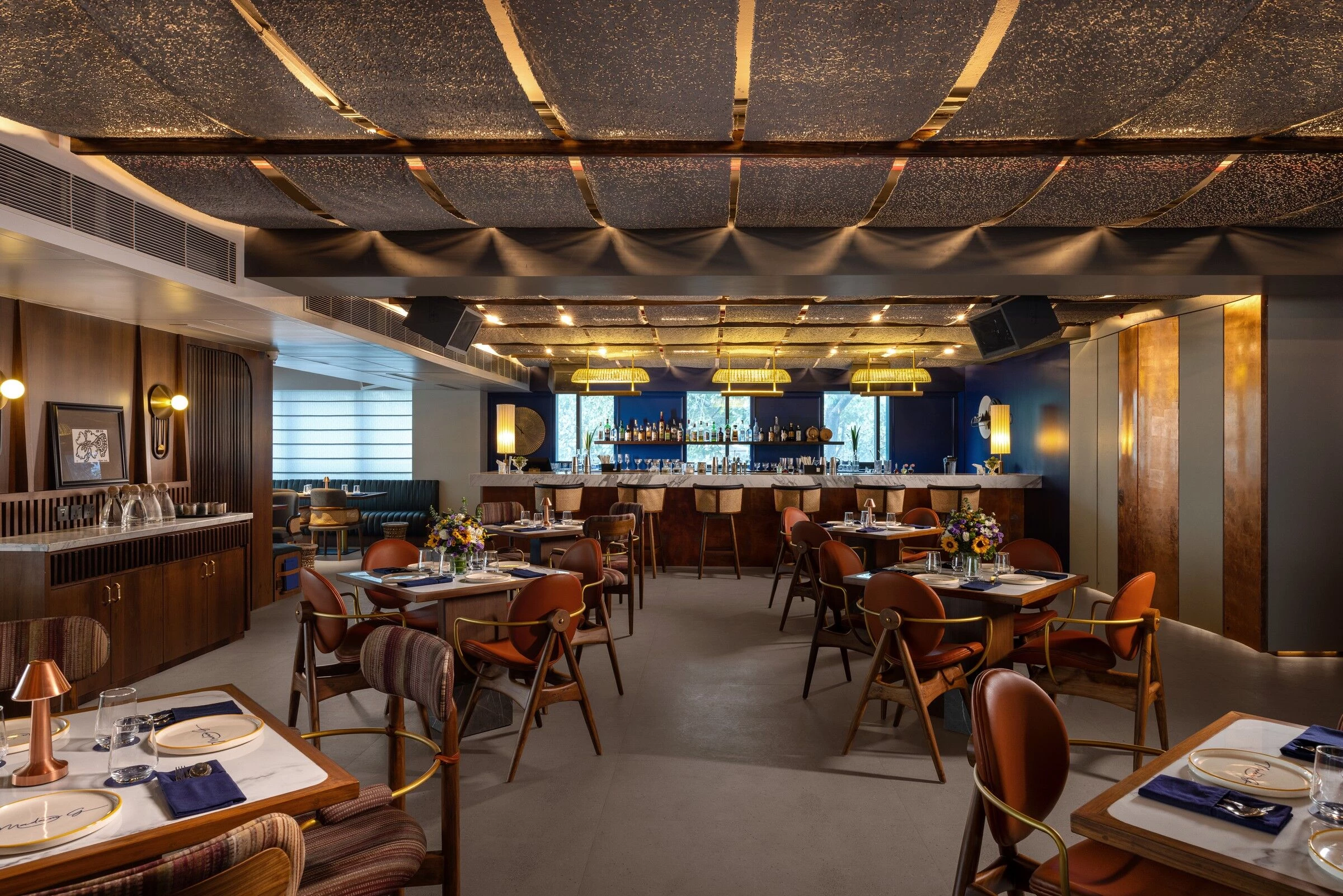 Madam G 餐厅丨印度加尔各答丨A Square Designs-25