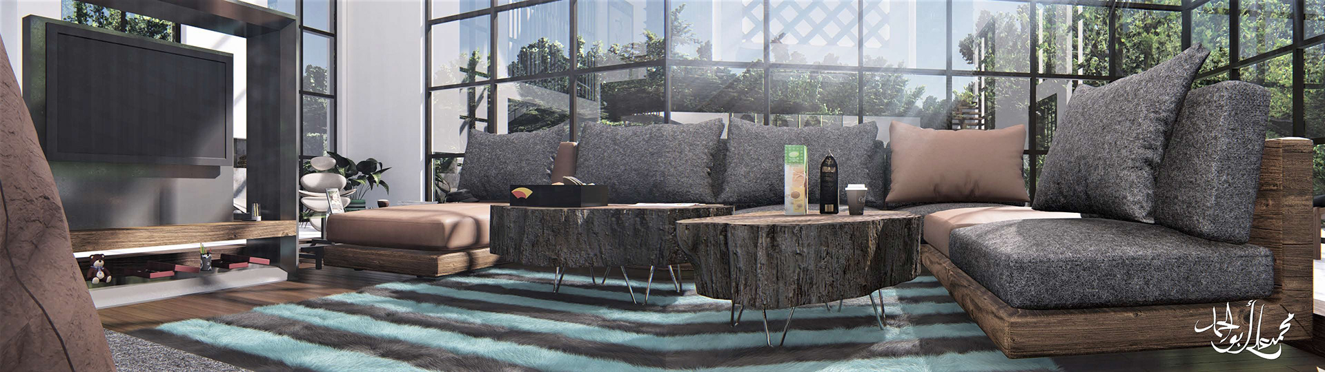 阿联酋 Majlis 客房室内设计-21