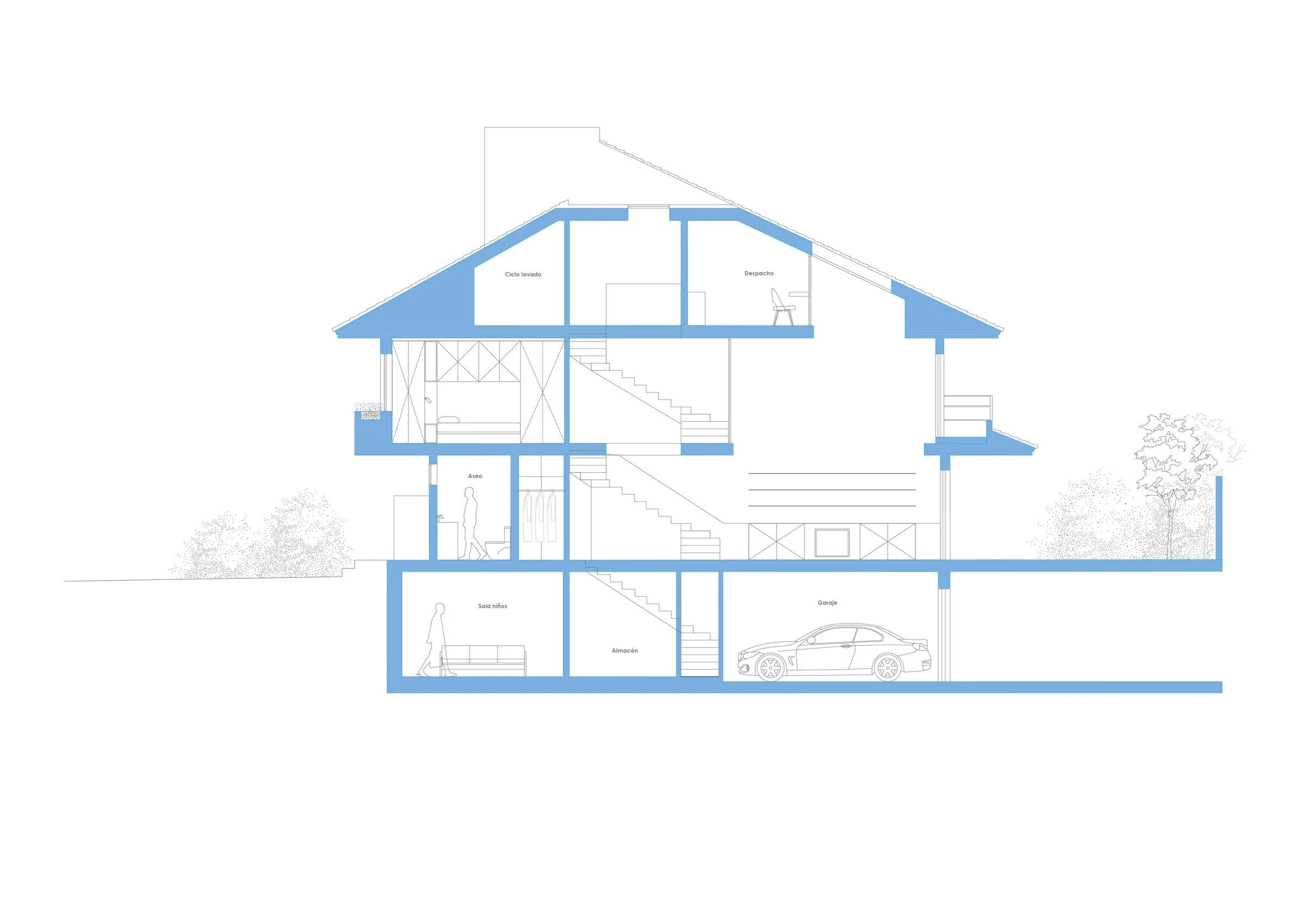 Casa Nogal 住宅丨西班牙马德里丨Zooco Estudio-30