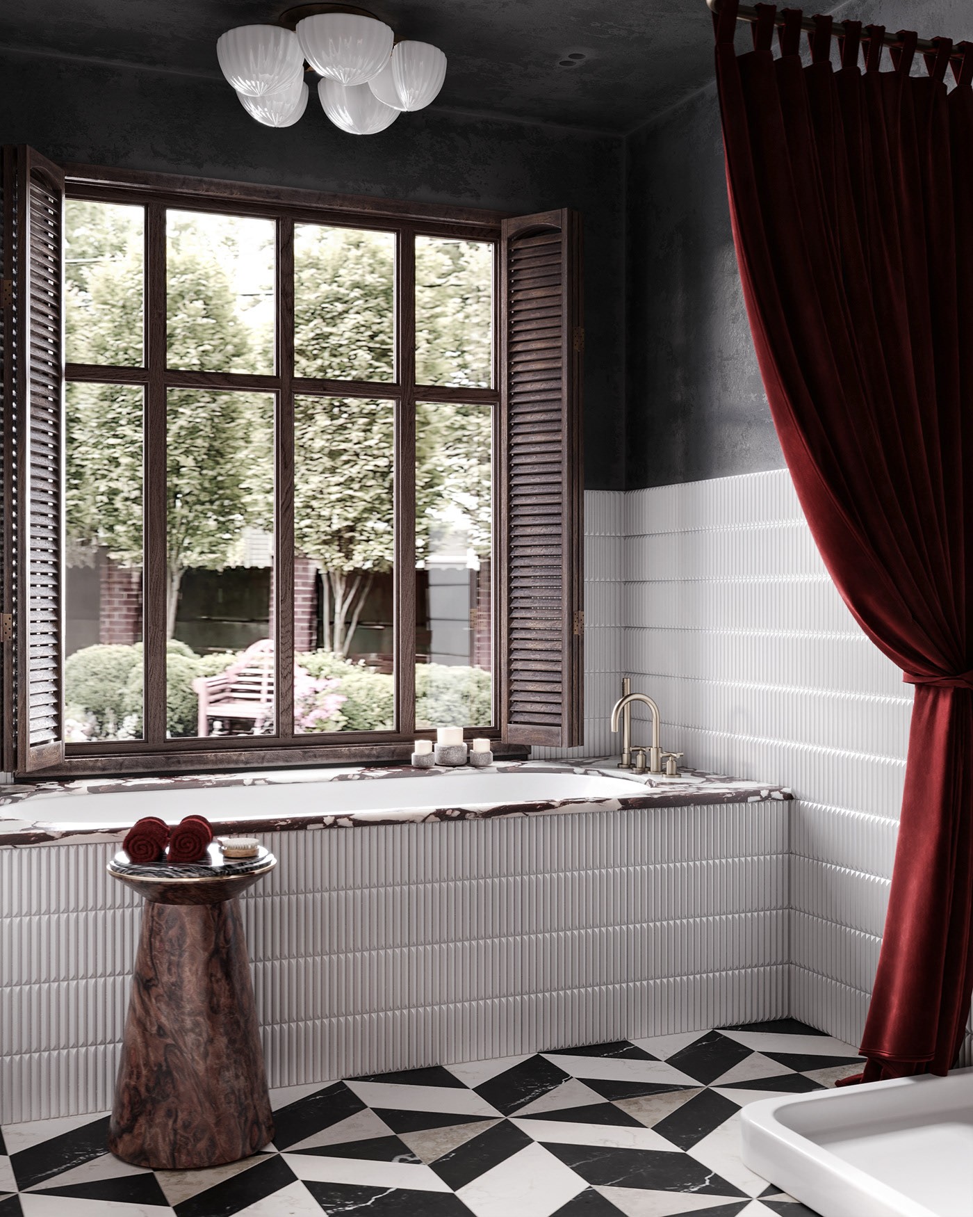 Julia Artukh“深色别墅”概念设计项目-20