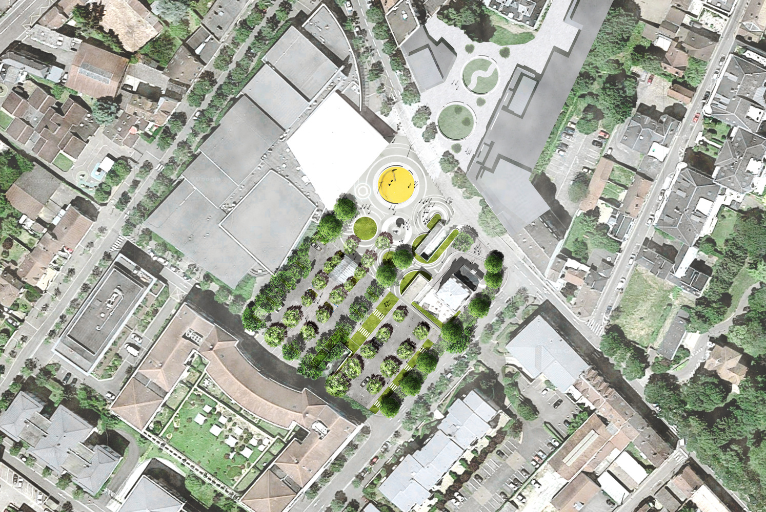 法国 Mantes-la-Jolie 市 Henri Dunant 广场改造，实现行人友好与城市融合-48