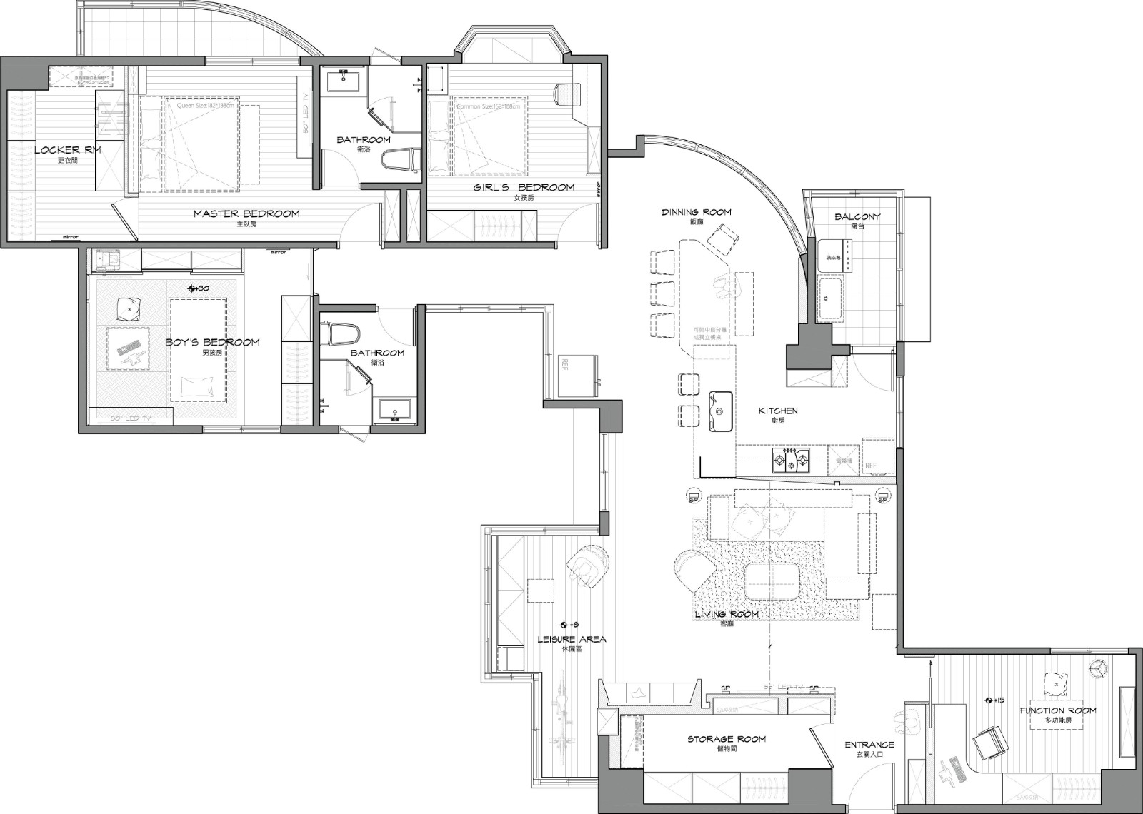 简约台式木质住宅改造-19