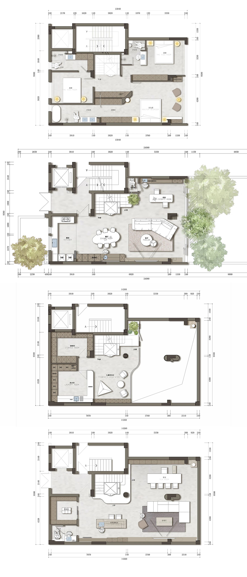 观诺设计 · 浙江台州400㎡别墅丨中国台州-52