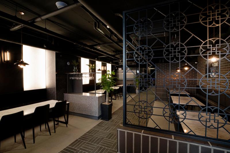 50 坪韩牛专卖店 | 现代黑色风格打造高级就餐体验-5
