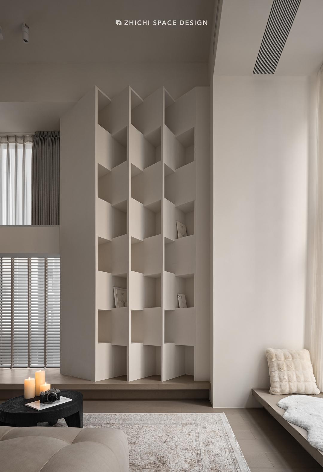 武汉咫尺设计︱藏于繁华都市中的白色极简盒子-31