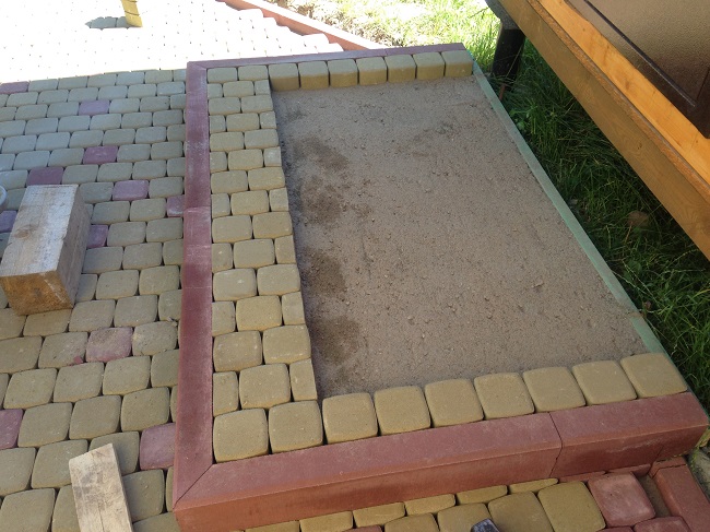 砖砌烧烤炉建造-27