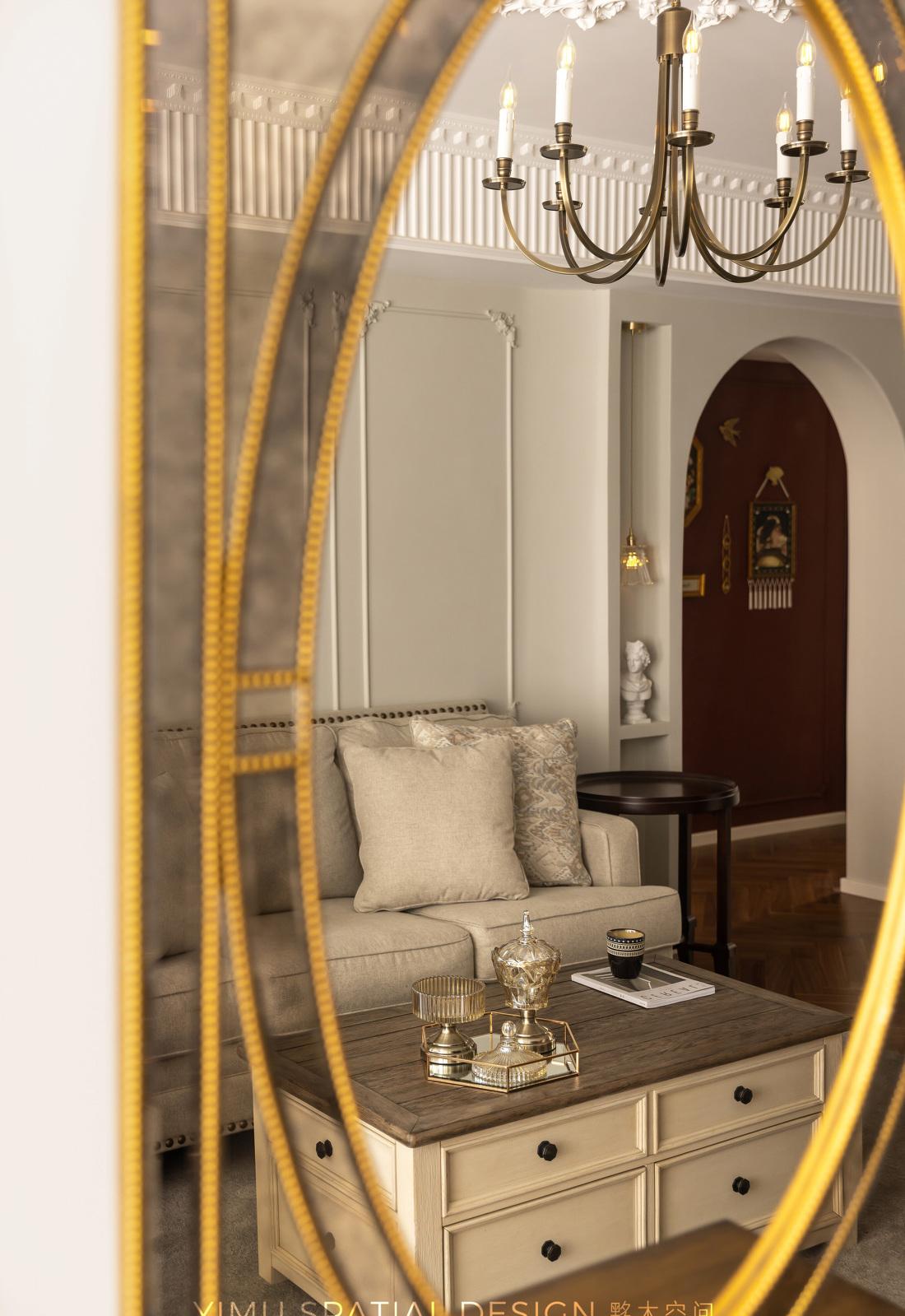 复古美式田园四室两厅设计-13