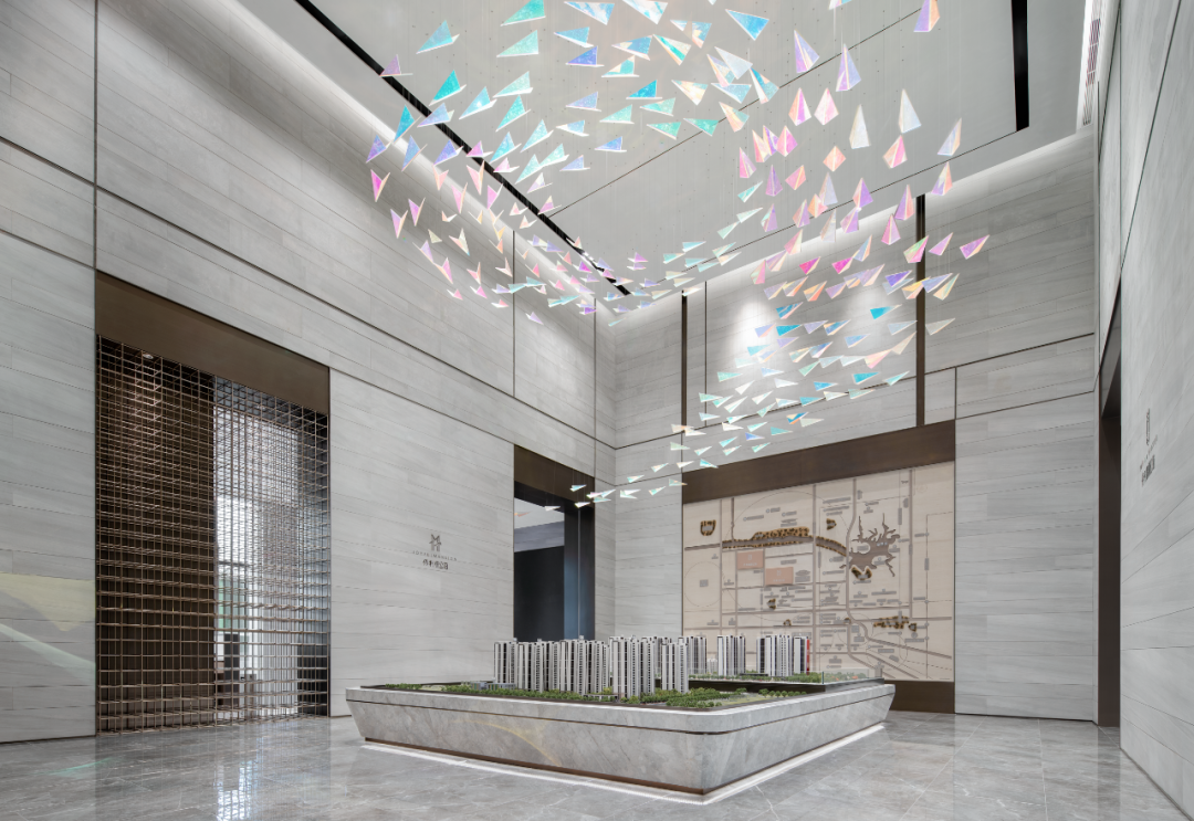 炫彩玻璃+米灰色调，流动的空间灵魂 | 元禾大千-23