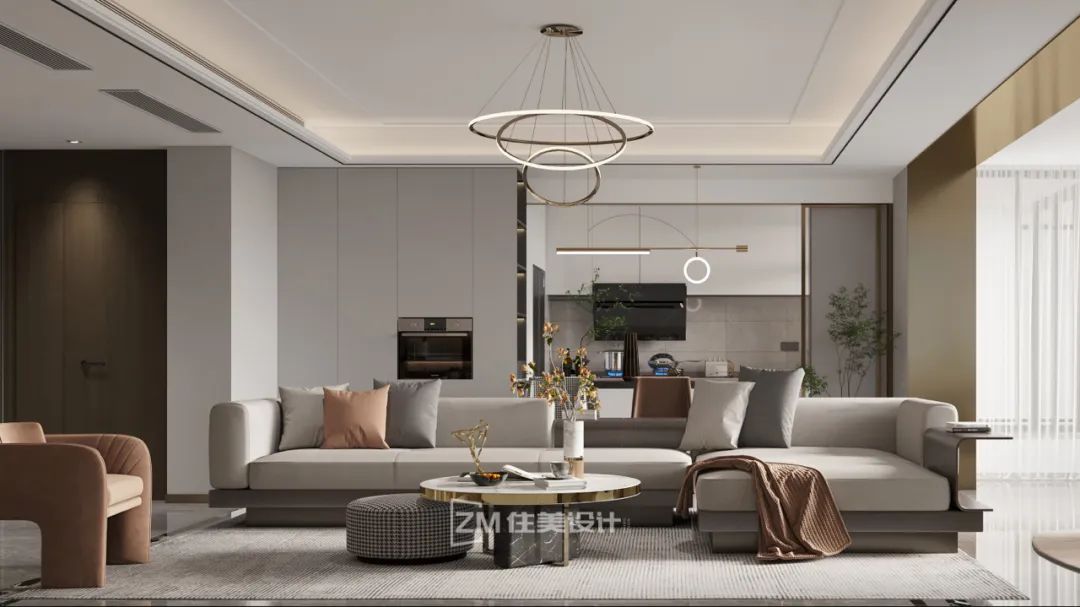 长沙金茂湾现代轻奢私宅设计丨中国长沙丨住美设计-25