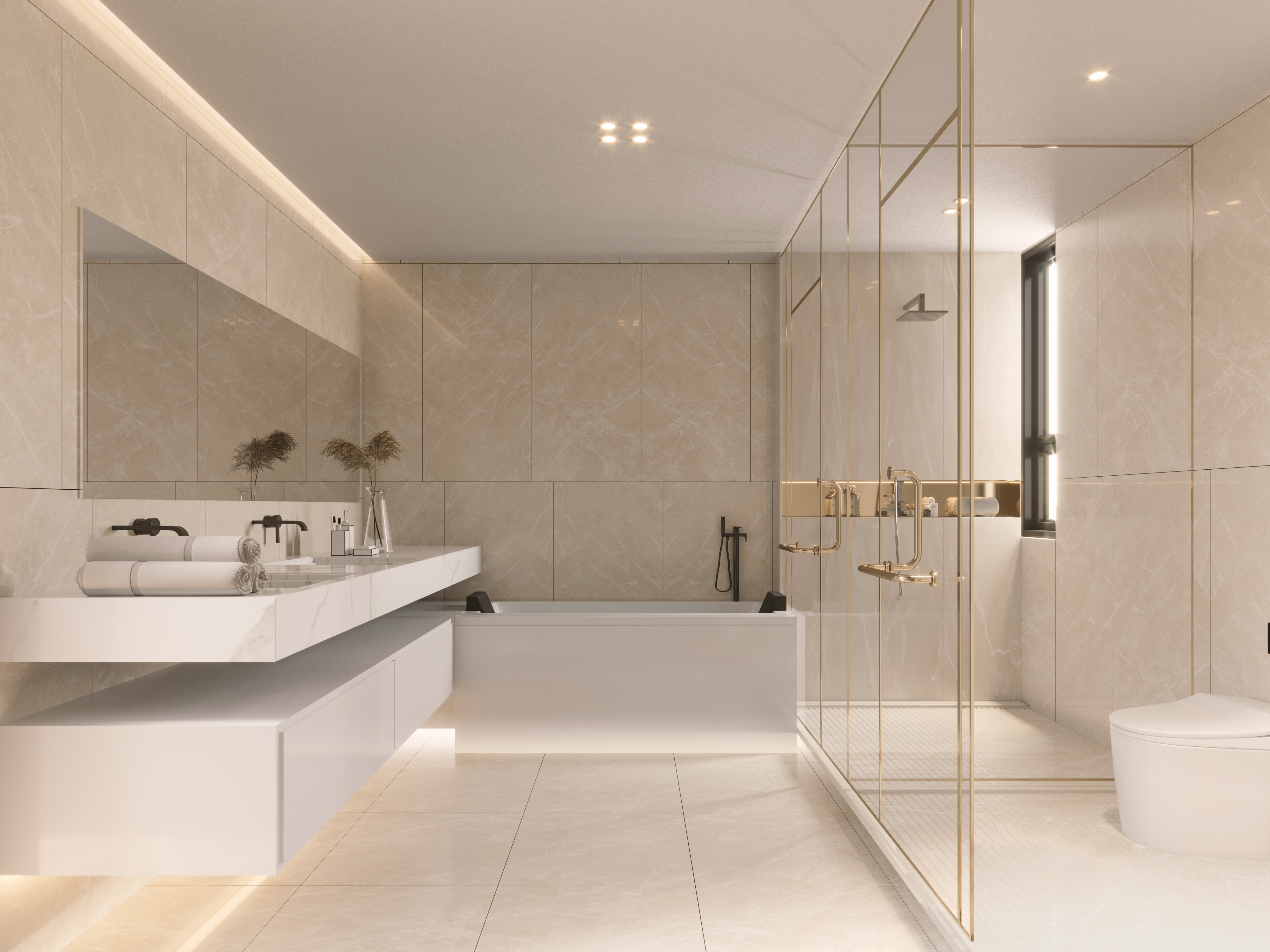 Minimalist Apartment Design - Kuwait-11