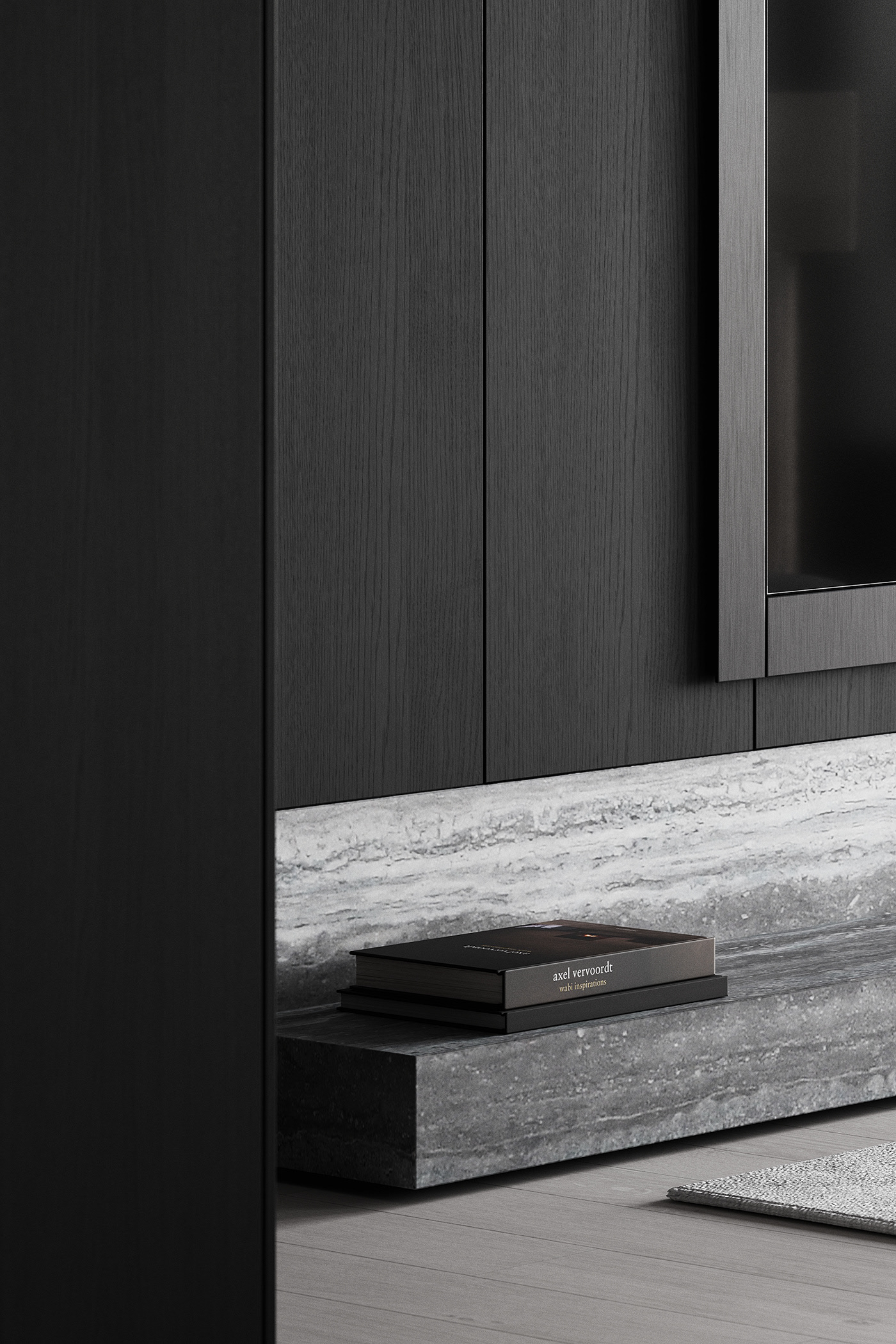 黑灰调子，极致简约空间！-13