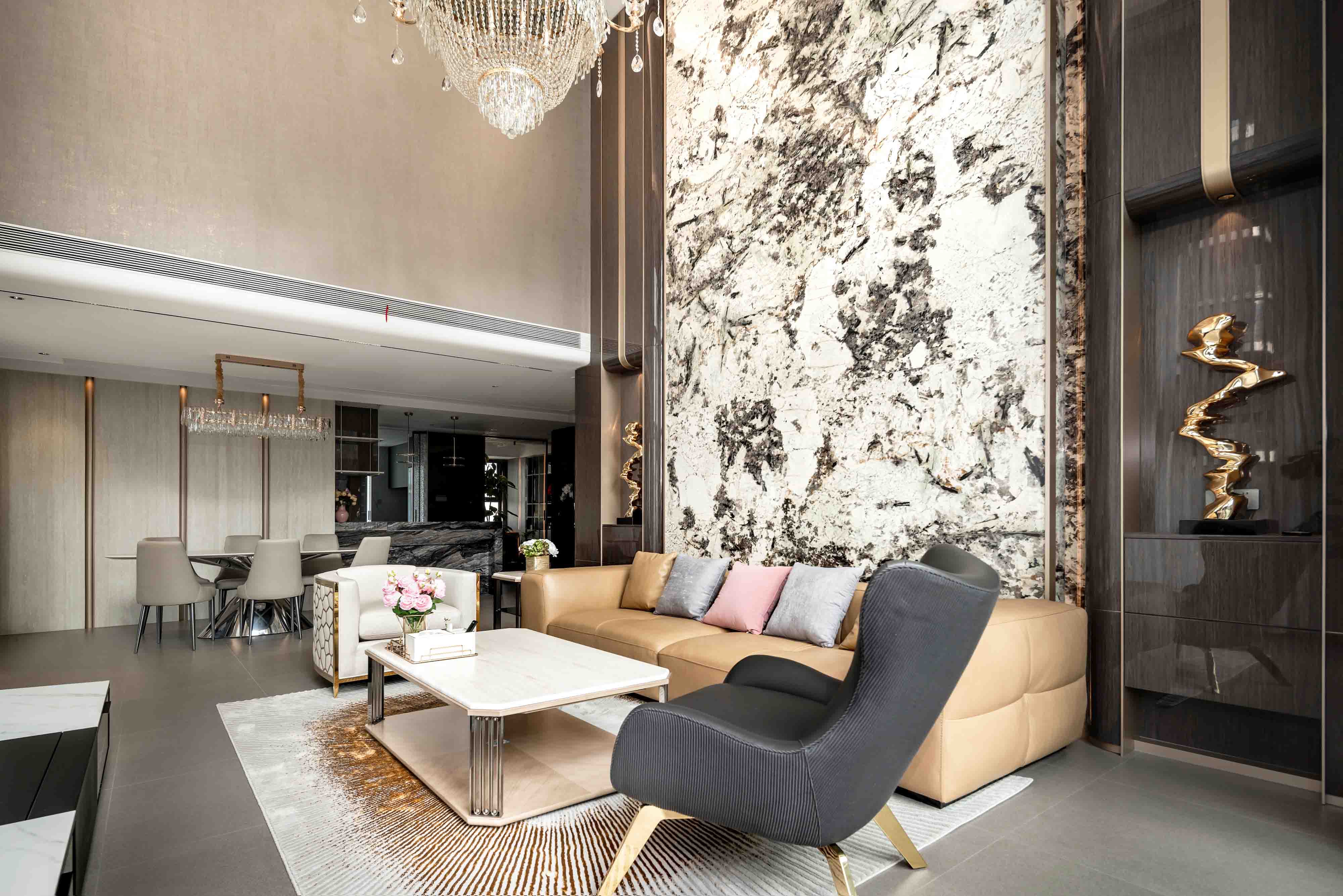 常州 225m²墅境大平层,都市雅奢之所丨中国常州丨星艺装饰全案设计中心-18