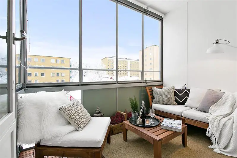 封闭阳台打造双重客厅，享受宁静阅读时光-18