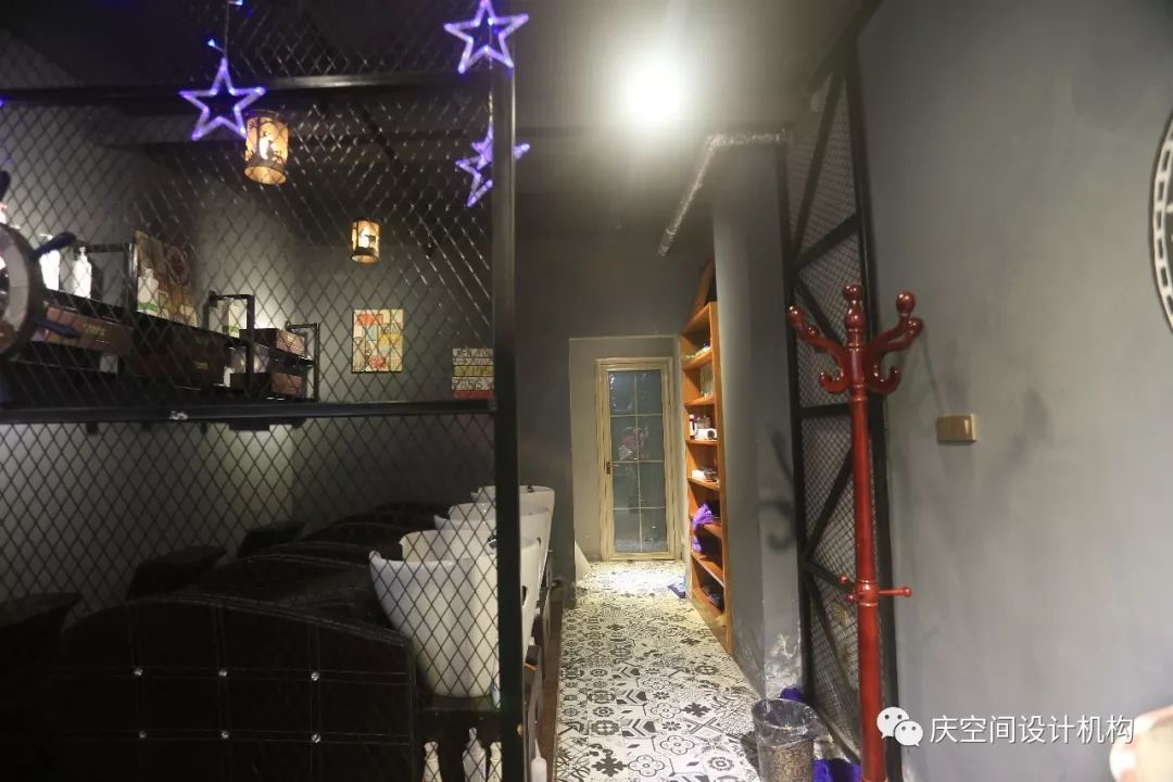 洛阳 LJ 烫染潮店,黑铁工业风的设计魅力-29