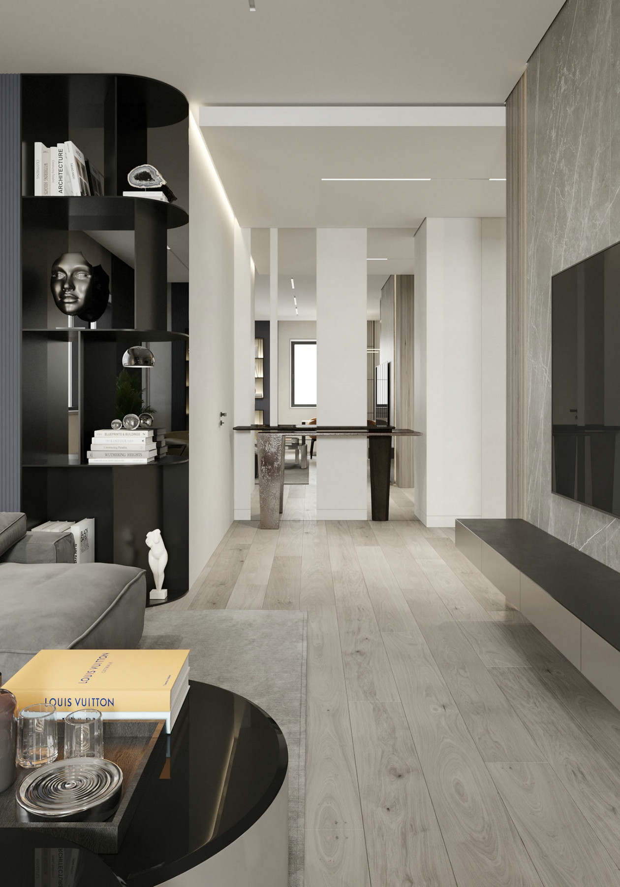 莫斯科简约风空间设计丨俄罗斯莫斯科-9