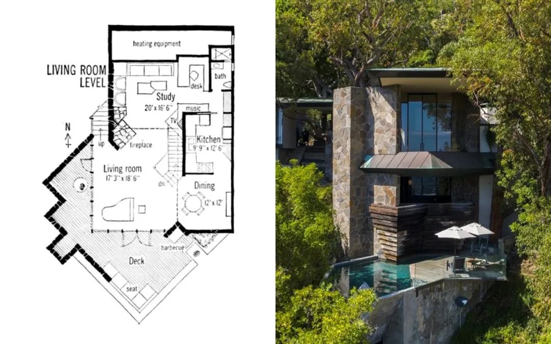 劳特纳的"流水别墅"模仿之作——沃尔夫住宅-42