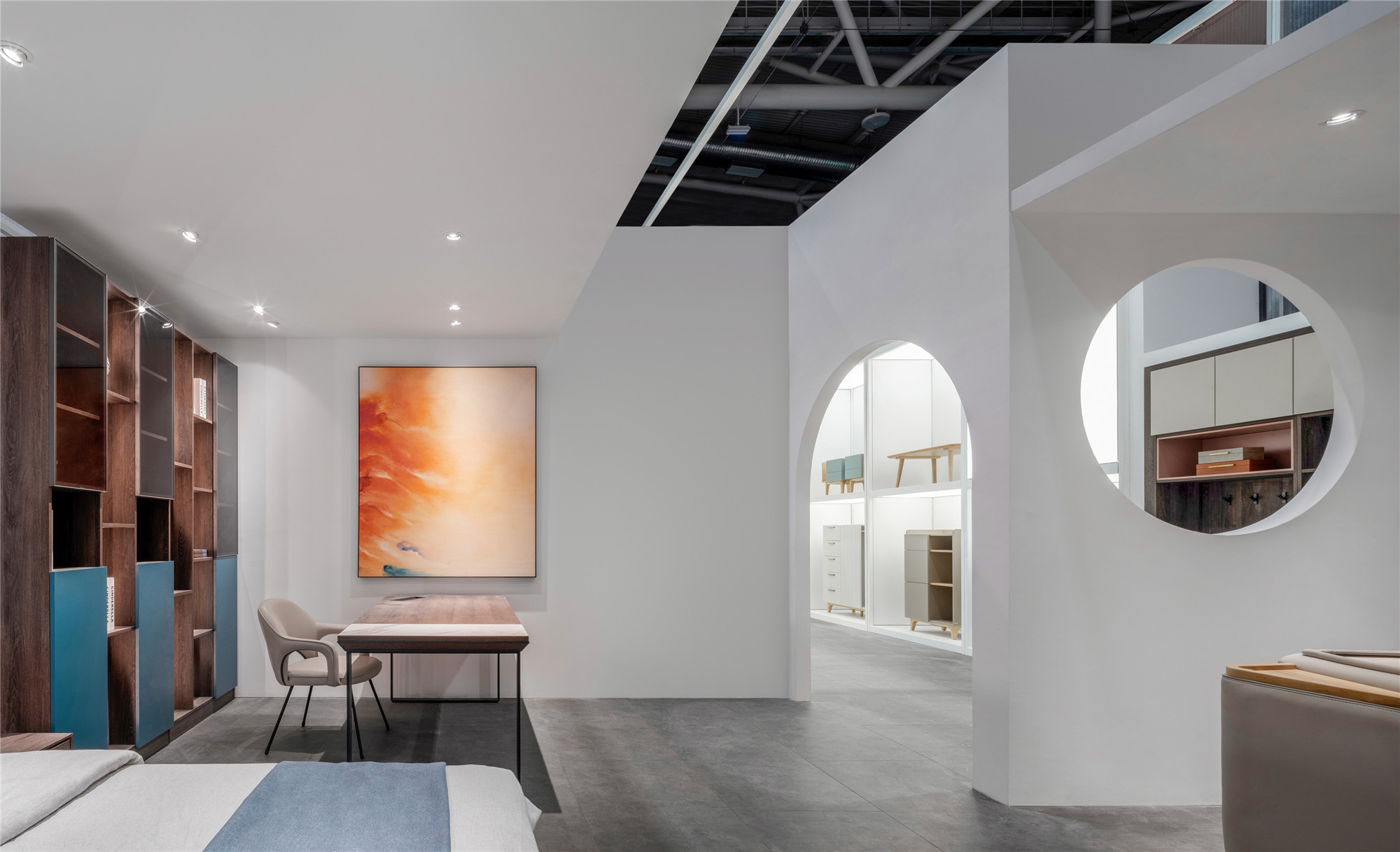 红苹果深圳国际家具展馆丨中国深圳丨竹工凡木设计研究室-31