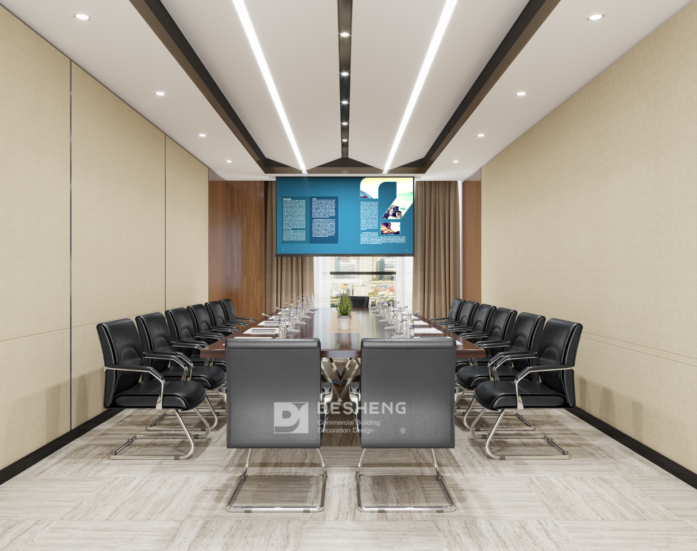 德盛装饰办公装修作品-甄宝实业-11