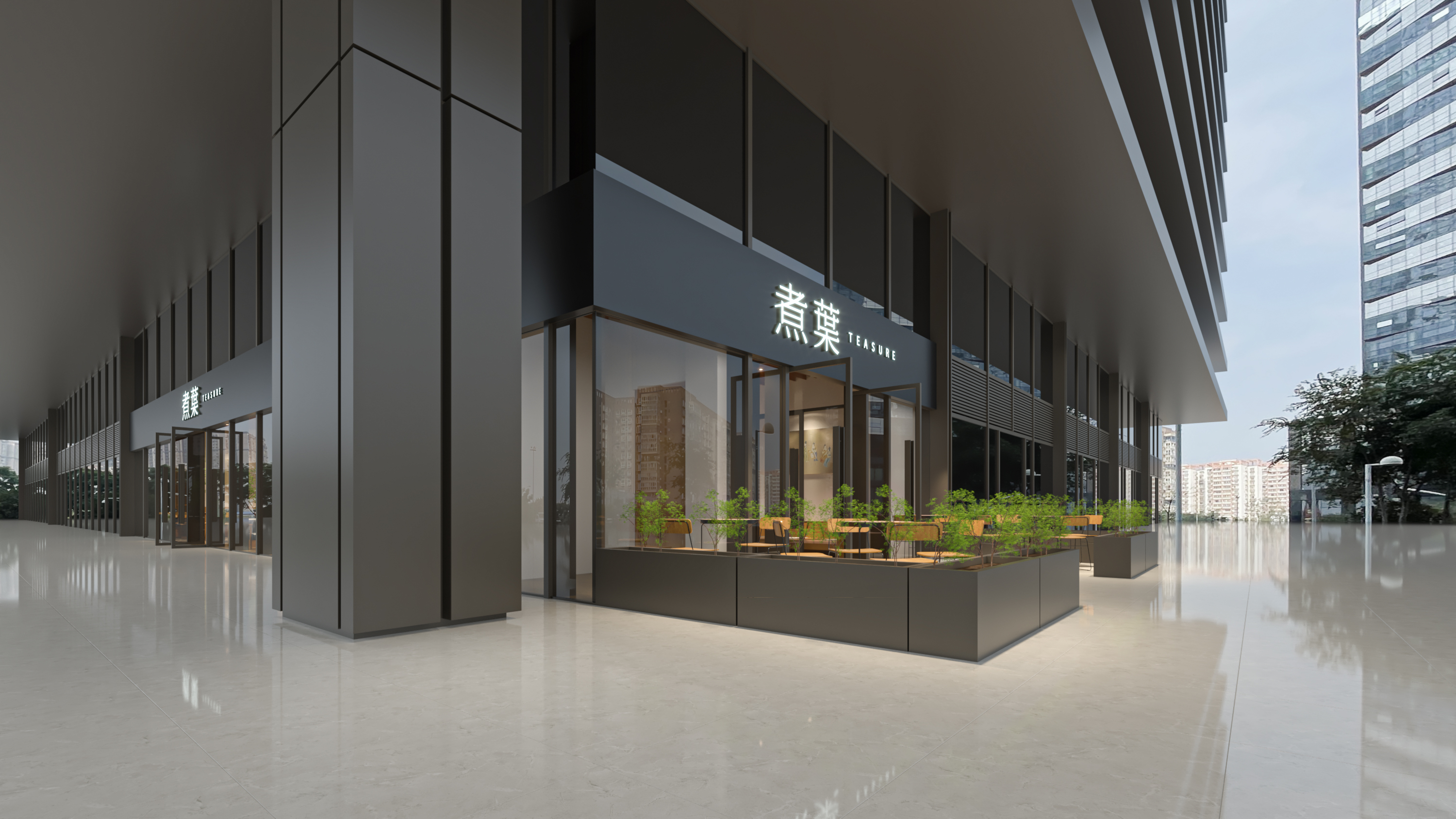 煮叶茶饮空间设计（包含北京五道口店,大吉巷店,APM店等）丨中国北京-5