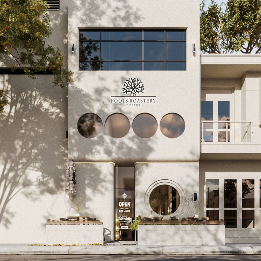 根咖啡馆户外区域丨Alaa Basem-9