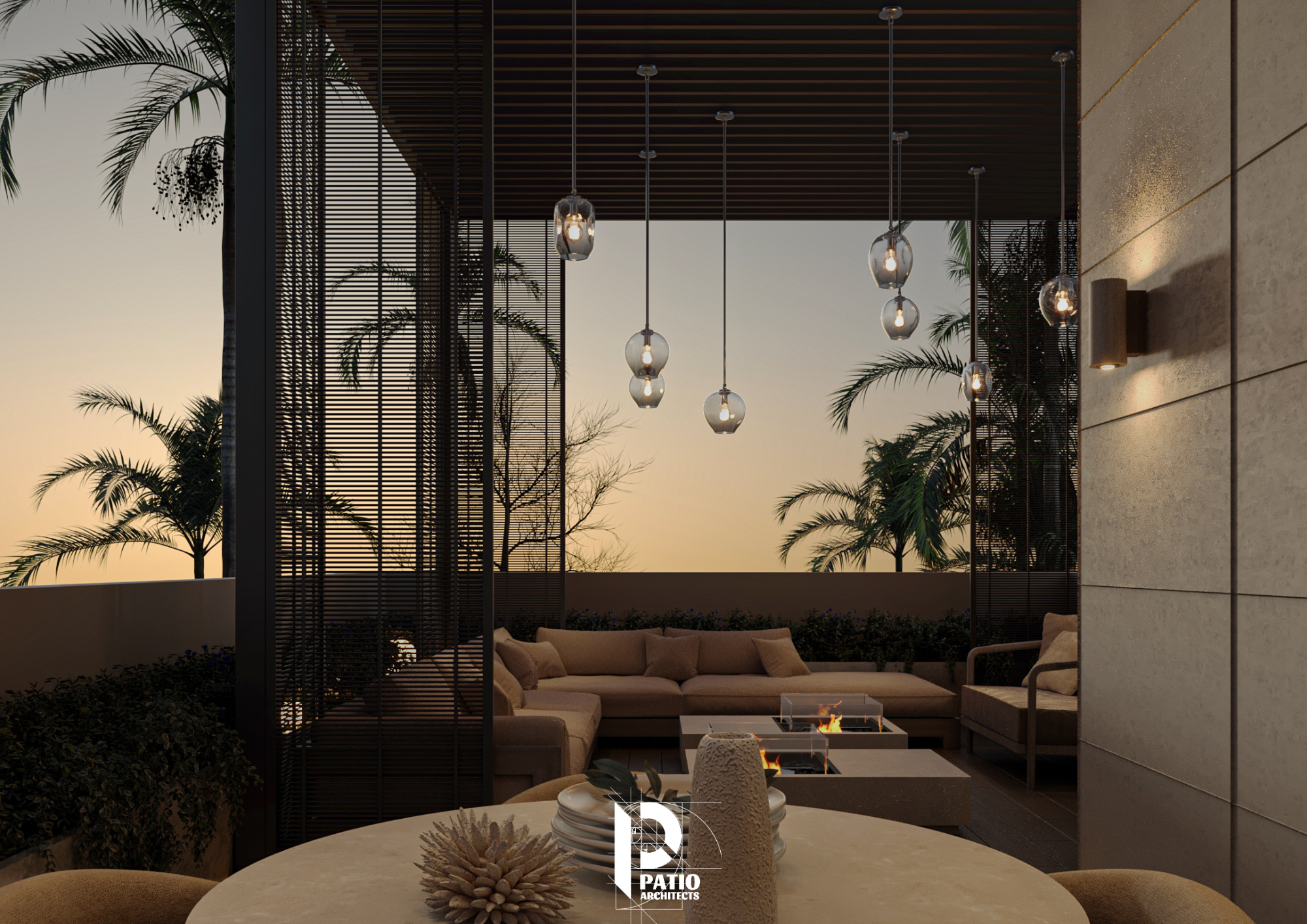 优雅的卢·奢华屋顶生活空间丨阿联酋艾因丨Patio Architects L.L.C-12