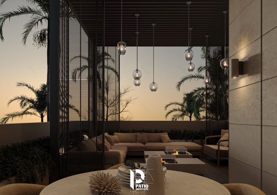 优雅的卢·奢华屋顶生活空间丨阿联酋艾因丨Patio Architects L.L.C-12