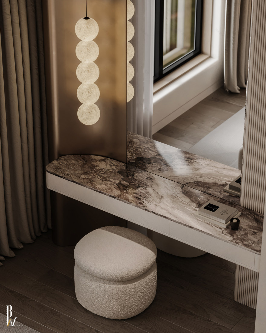 卧室设计丨阿联酋丨Black N White-19