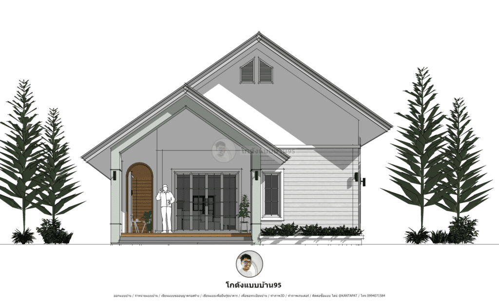 独栋坡顶房屋P  2190设计丨KODANG BAAB BAAN 95-17