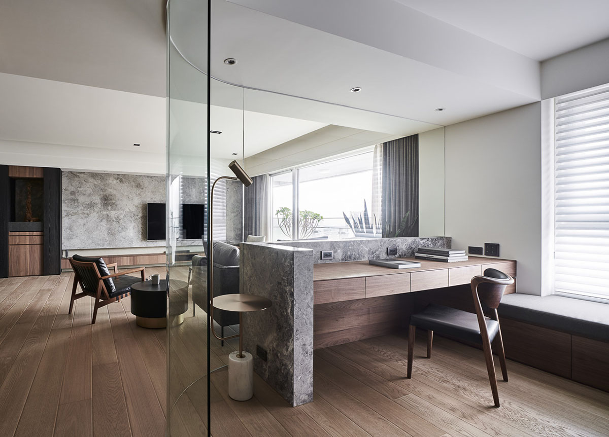 现代舒适的 132㎡原木风住宅-19